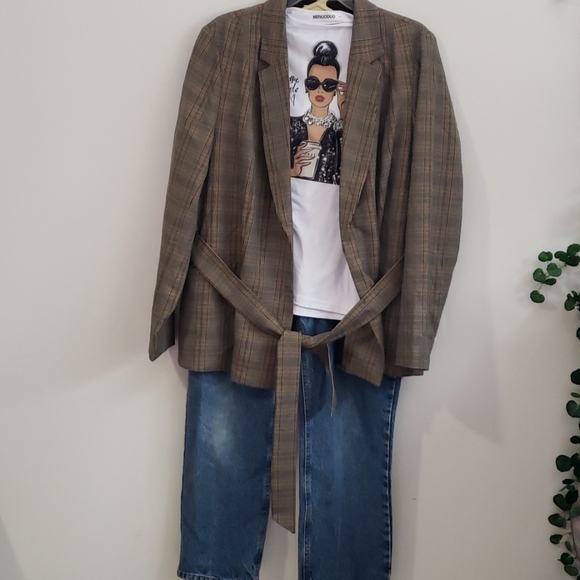MINNA PLAID BLAZER - Picture 7 of 13